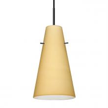 Besa Lighting J-4124VM-BK - Besa Cierro Pendant For Multiport Canopy Black Vanilla Matte 1x100W MAX E26 Base