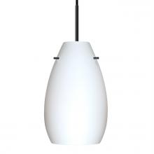 Besa Lighting J-412607-BK - Besa Pera 9 Pendant For Multiport Canopy Black Opal Matte 1x100W MAX E26 Base