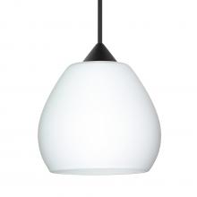 Besa Lighting RXP-560507-BK - Besa Pendant Tay Tay, Black Finish, Opal Matte 1x50W MAX GY6.35 Base