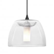 Besa Lighting RXP-SPURCL-BK - Besa Spur Pendant, Clear, Black Finish, 1x35W MAX GY6.35 Base