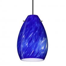 Besa Lighting X-171386-BK - Besa Pendant For Mulitport Canopy Pera 6, Black Finish, Blue Cloud 1x50W MAX GY6.35 Base