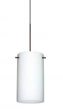 Besa Lighting X-440407-BR - Besa Stilo 7 Pendant for Multiport Canopy Bronze Opal Matte 1x50W Halogen