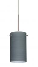 Besa Lighting X-4404TN-BR - Besa Stilo 7 Pendant for Multiport Canopy Bronze Titan 1x50W Halogen