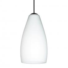 Besa Lighting X-719807-BK - Besa Pendant For Multiport Canopy Karli, Black Finish, Opal Matte 1x50W MAX GY6.35 Base