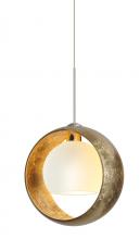 Besa Lighting XP-4293GG-SN - Besa Pendant Pogo Satin Nickel Gold/Inner Gold 1x35W Halogen