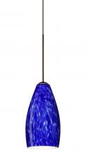 Besa Lighting XP-719886-BR - Besa Pendant Karli Bronze Blue Cloud 1x50W Halogen