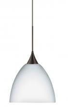 Besa Lighting 1XT-757007-BR - Besa Pendant Sasha Bronze Opal Matte 1x50W GY6.35