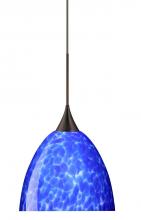 Besa Lighting RXP-757086-BR - Besa Pendant Sasha Bronze Blue Cloud 1x50W GY6.35