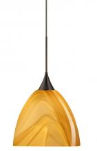 Besa Lighting XP-7570HN-BR - Besa Pendant Sasha Bronze Honey 1x50W GY6.35