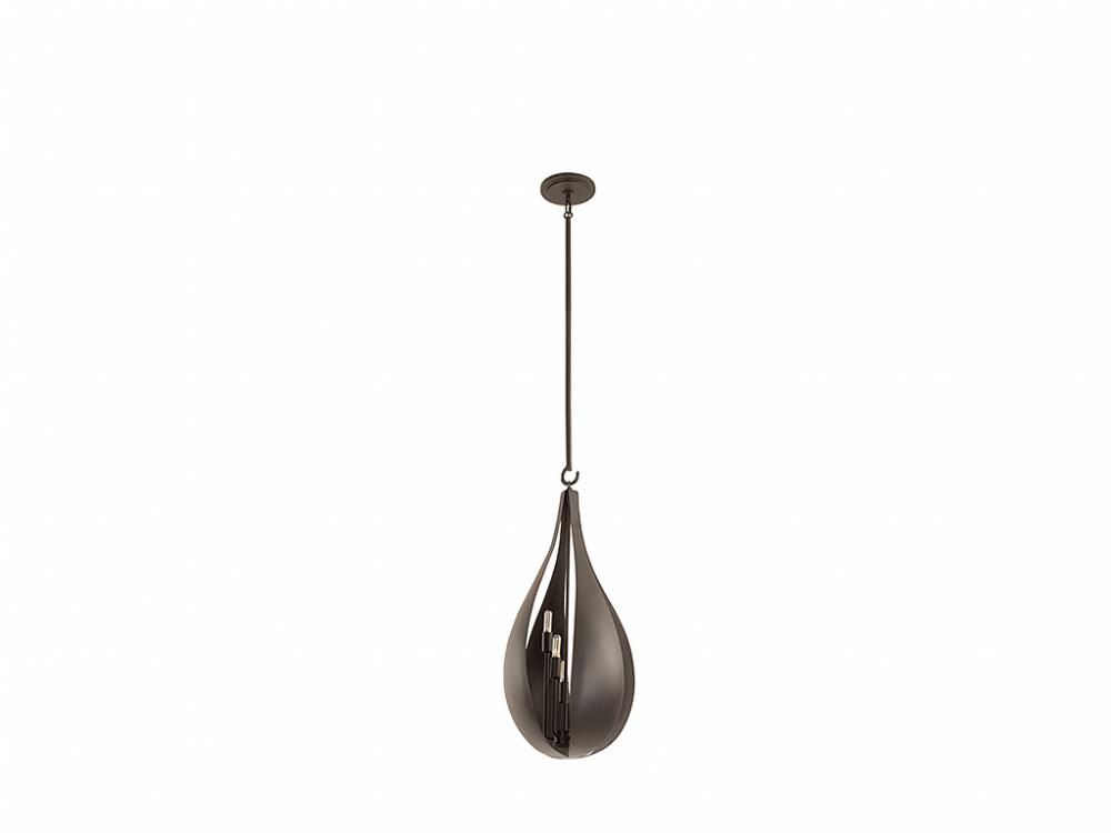 Bali 5-Light Pendant in Black Cashmere