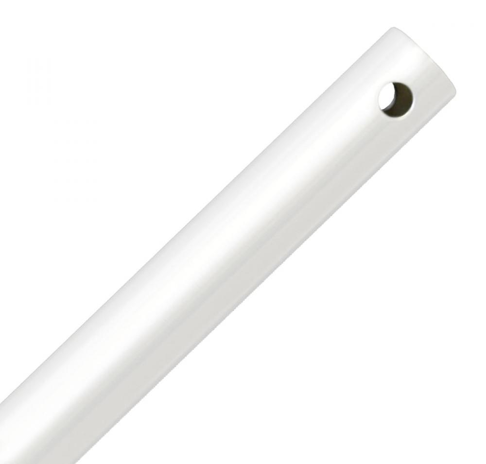 18&#34; Downrod in Matte White