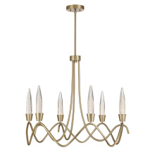 Savoy House 1-1798-6-127 - Sofia 6-Light Chandelier in Noble Brass