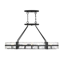 Savoy House 1-1852-10-89 - Hudson 10-Light Oval Chandelier in Matte Black