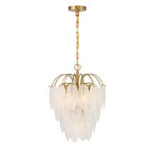 Savoy House 1-3507-5-322 - Boa 5-Light Chandelier in Warm Brass by Breegan Jane