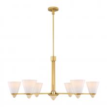 Savoy House 1-7266-6-322 - Kohlman 6-Light Chandelier in Warm Brass
