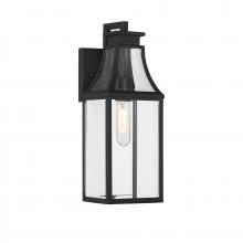 Savoy House 5-605-BK - Emery 1-Light Outdoor Wall Lantern in Matte Black