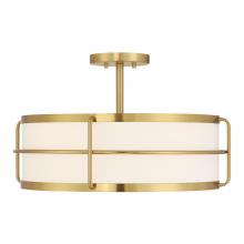 Savoy House 6-4193-4-322 - Chauncey 4-Light Ceiling Light in Warm Brass