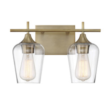 Savoy House 8-4030-2-322 - Octave 2-Light Bathroom Vanity Light in Warm Brass