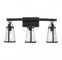 Savoy House 8-560-3-BK - Albany 3-Light Bathroom Vanity Light in Black