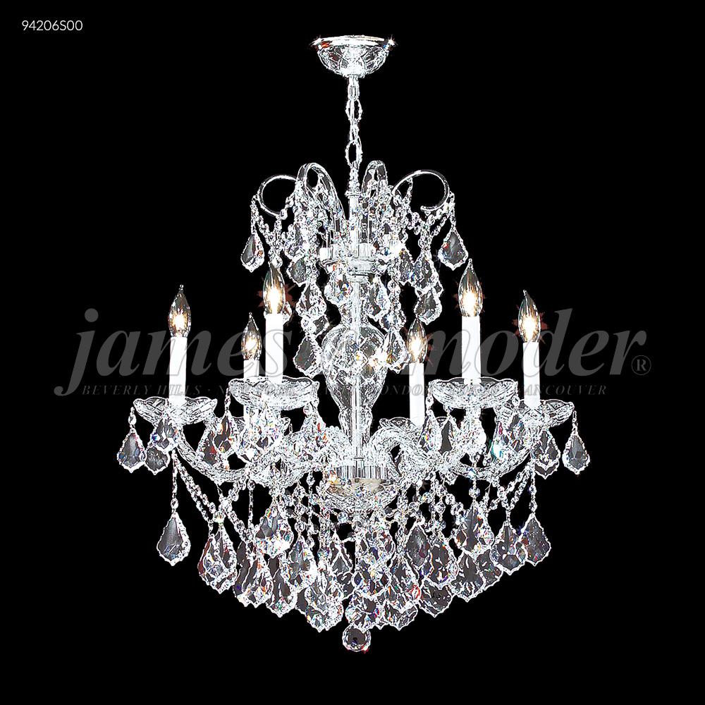 Vienna 6 Glass Light Chandelier