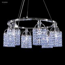 James R Moder 95310S22 - Tekno Mini Chandelier w/6 Round Heads