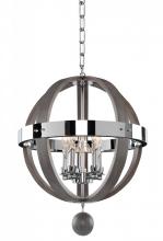 Kalco 300480CH - Sharlow 5 Light Pendant