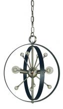 Framburg Limited Editions F-L1104 BN/MBLACK - 4-Light Brushed Nickel/Matte Black Nucleus Chandelier