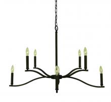 Framburg Limited Editions F-L1190 IRON - 8-LIGHT IRON BRIDGEPORT DINING CHANDELIER