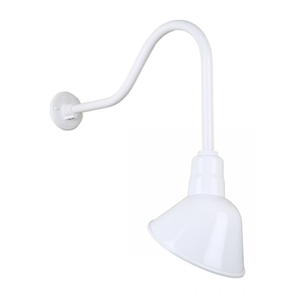 10&#34; Gooseneck Light Angle Shade, QSNHL-H Arm