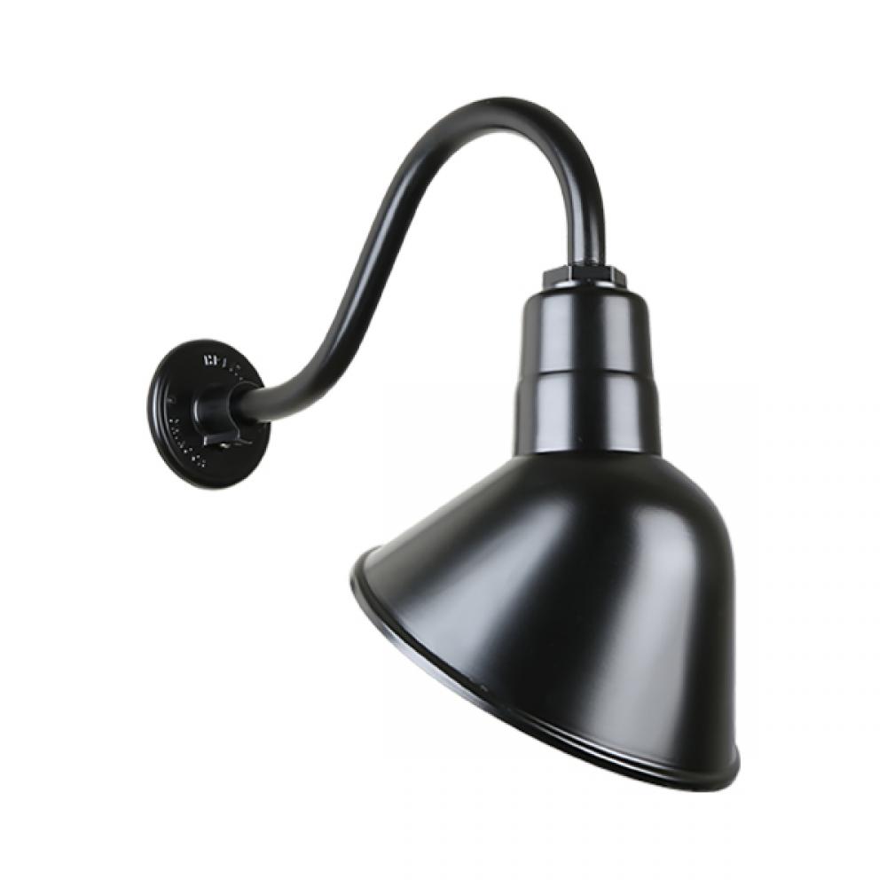 10&#34; Gooseneck Light Angle Shade, QSNB-42 Arm