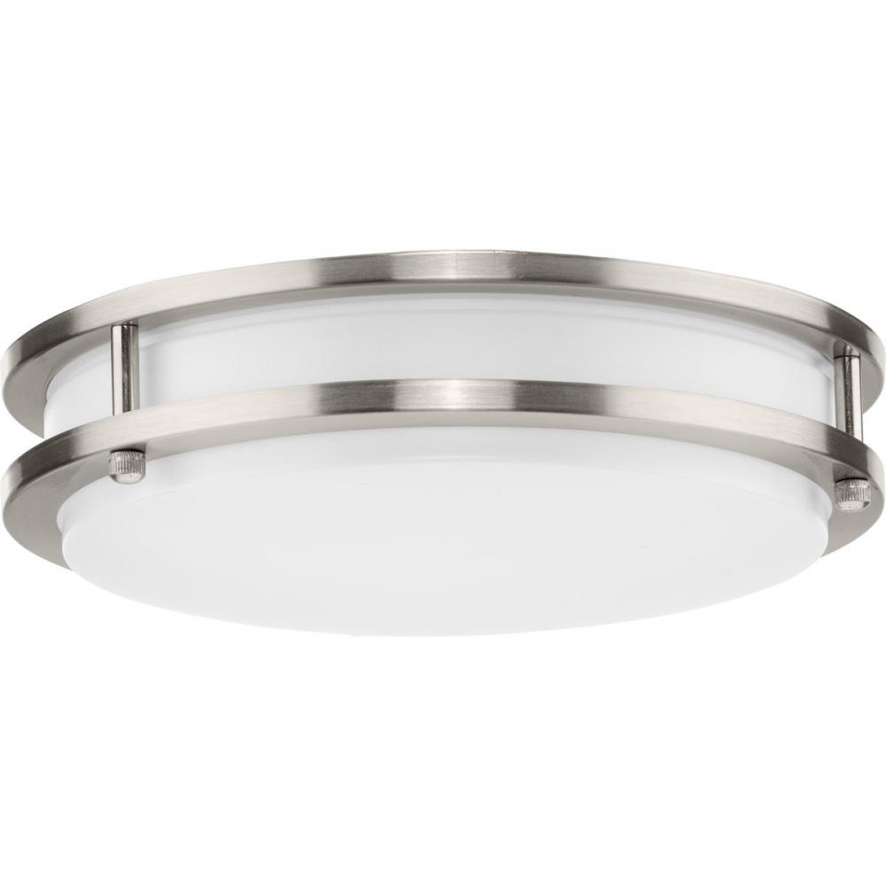 Abide Collection 5-CCT Integrated LED Brushed Nickel Contemporary 10.24&#34; Small Flush Mount Light