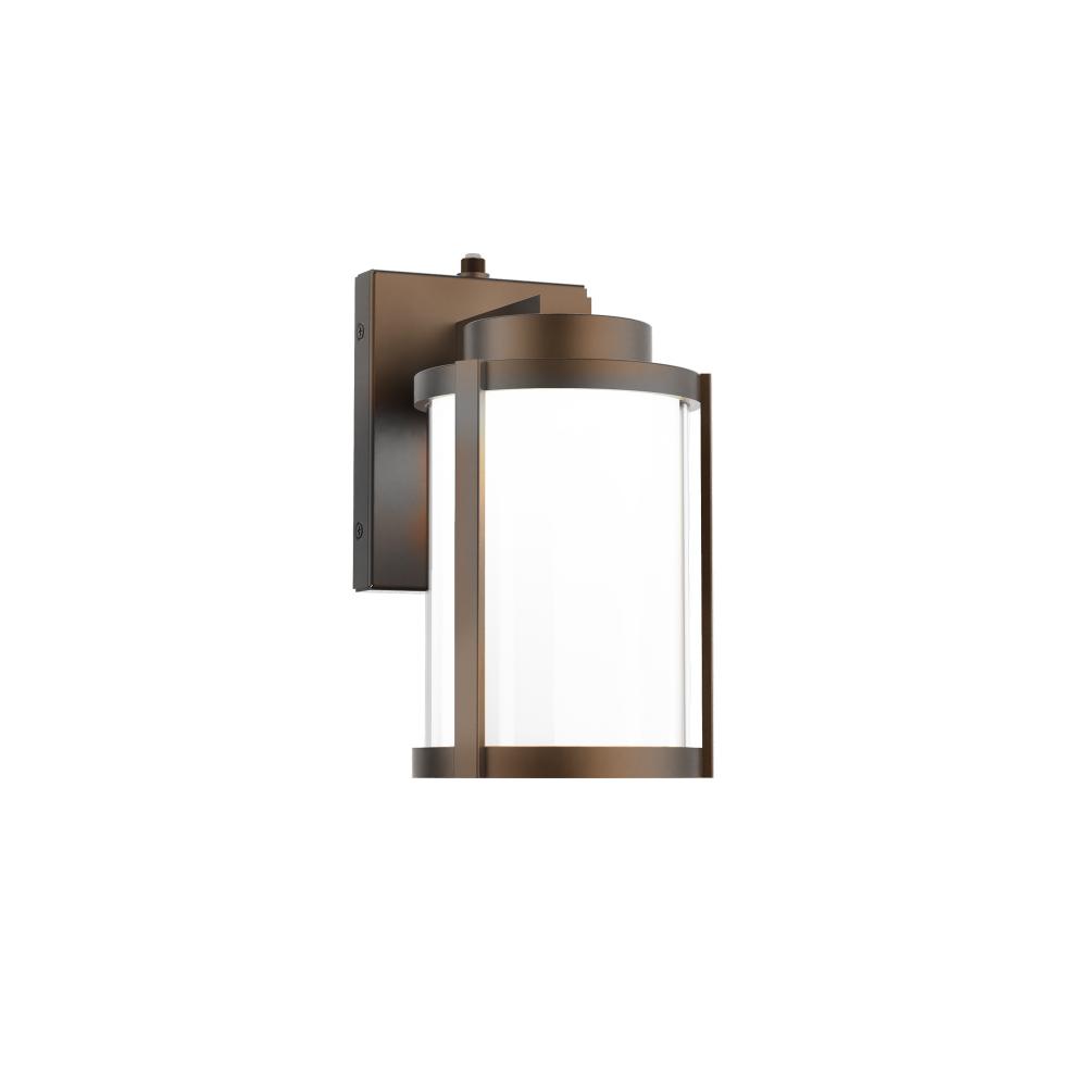 Lantern 10&#34; LED WALL SCONCE 5CCT BZ