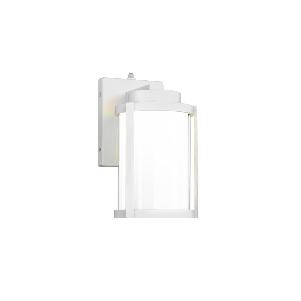 Lantern 10&#34; LED WALL SCONCE 5CCT WT