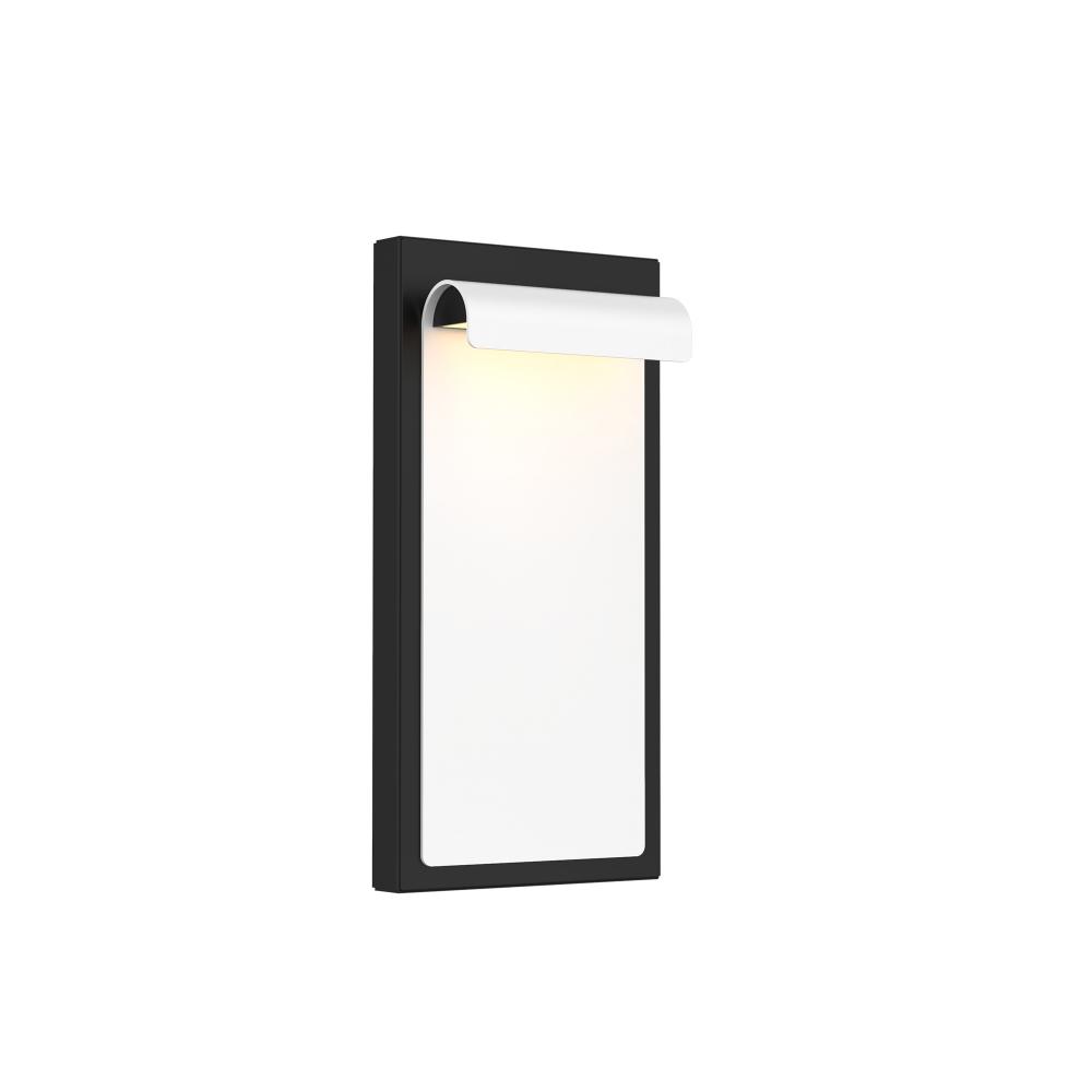 Cap 12&#34; LED WALL SCONCE 5CCT WTBK