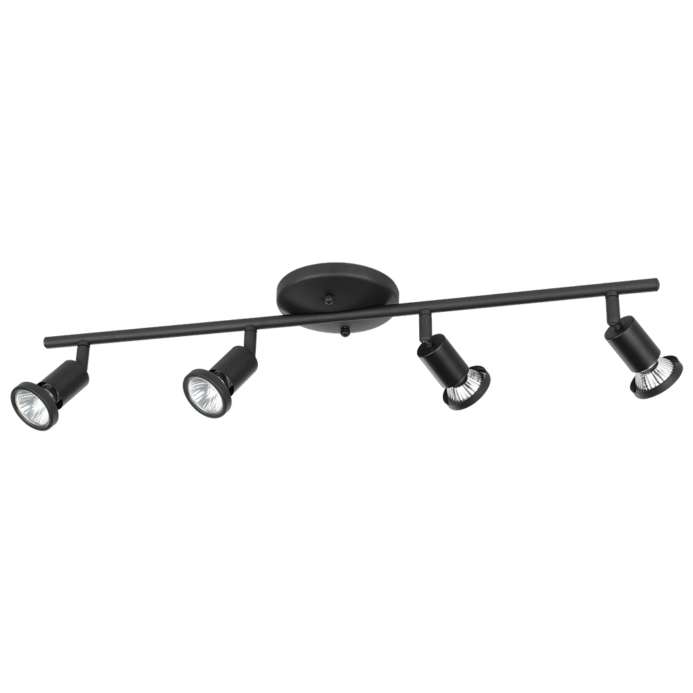 Temendo - 4 Lt Fixed Track Light Structured Black Finish 4x10W