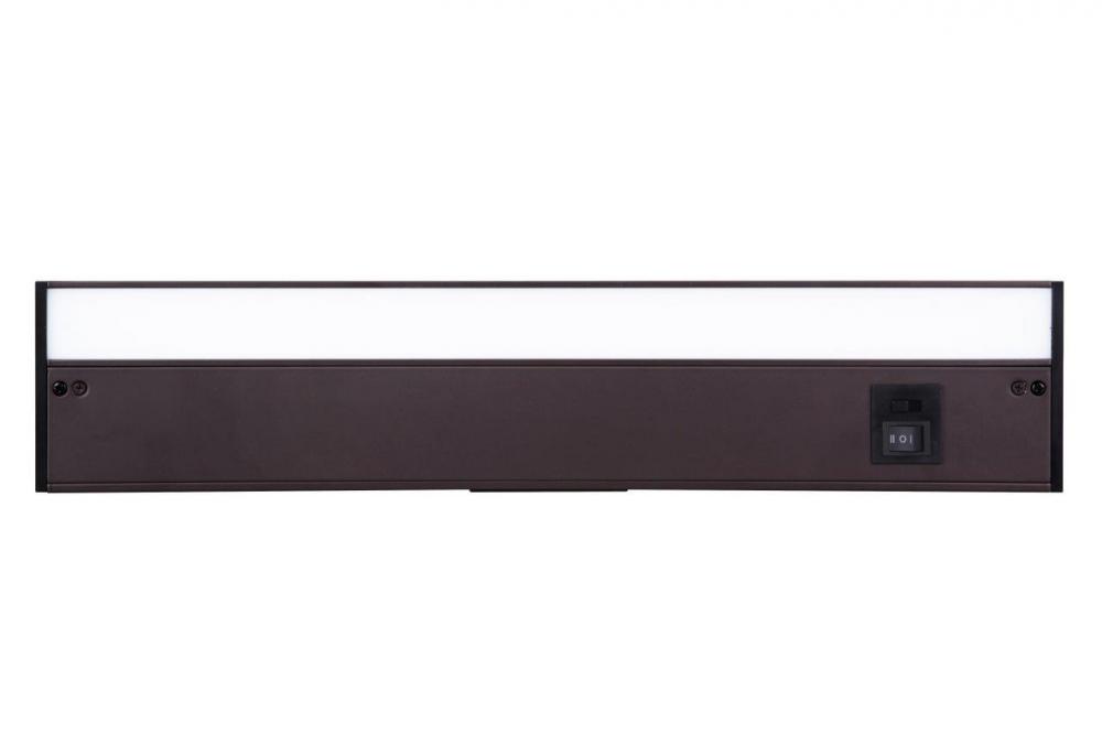 18&#34; Under Cabinet LED Light Bar in Bronze (3-in-1 Adjustable Color Temperature)