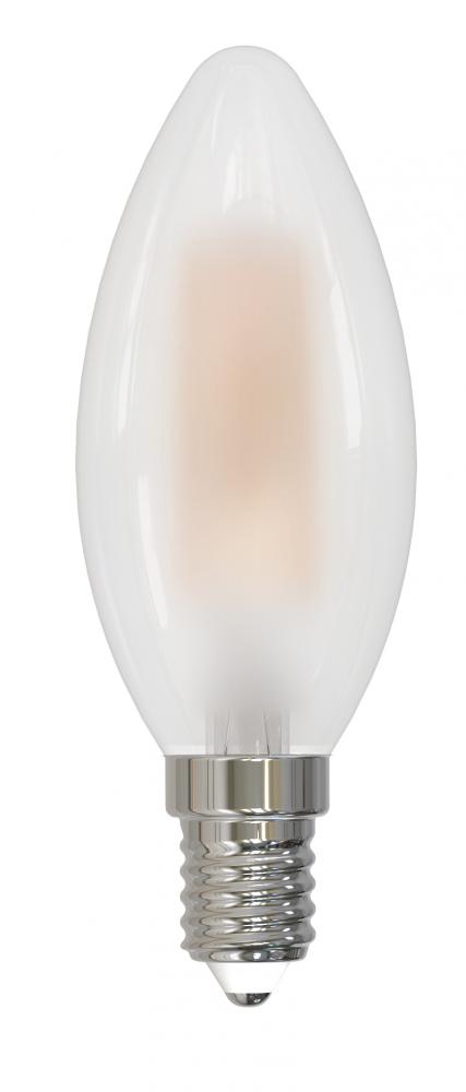 3.74&#34; M.O.L. Frost LED C11, E12, 4.5W, Non-Dimmable, 3000K