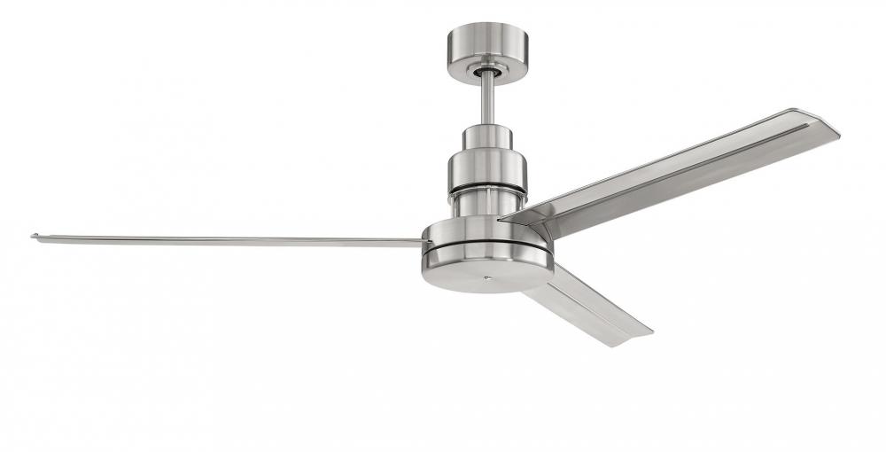 54&#34; Mondo in Brushed Polished Nickel w/ Brushed Polished Nickel Blades