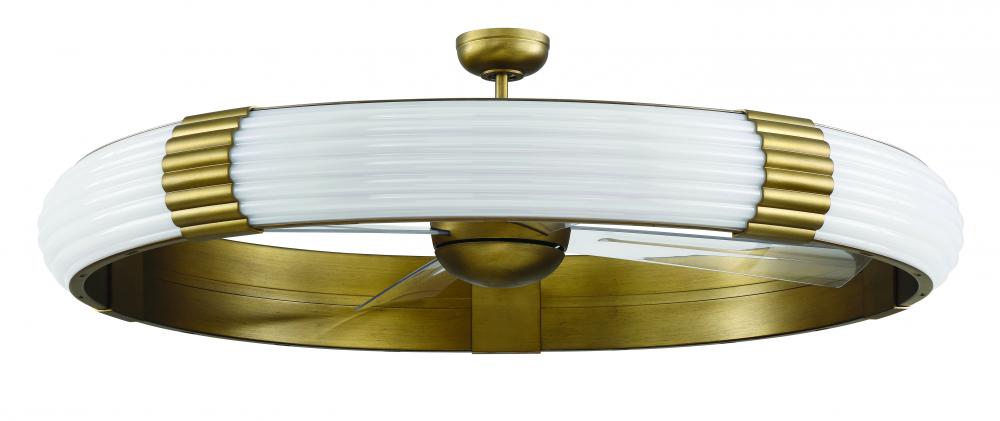 57&#34; Cipriani in Modern Bronze w/ Clear Acrylic Blades