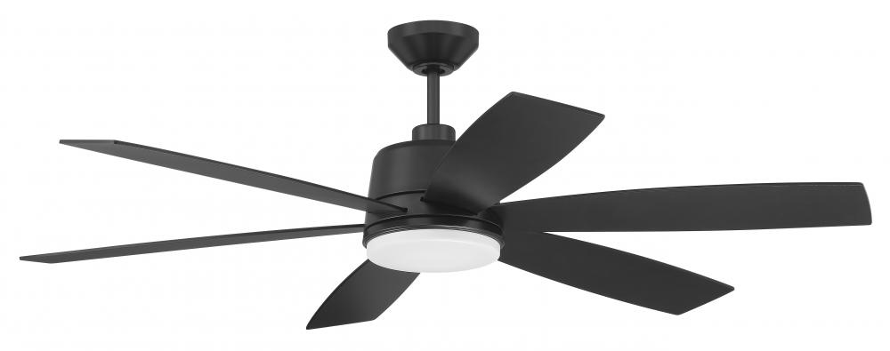 54&#34; Hogan Fan in Flat Black Finish, Blades Included