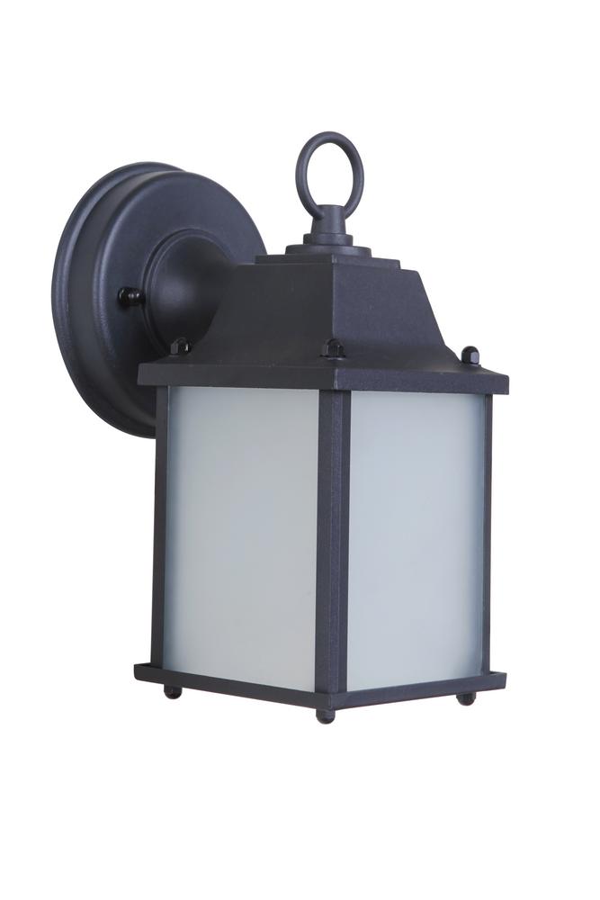 Coach Lights Cast 1 Light Small LED Outdoor Wall Lantern in Textured Black