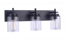 Craftmade 17423FB3 - Reeves 3 Light Vanity in Flat Black