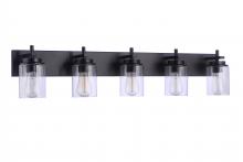 Craftmade 17441FB5 - Reeves 5 Light Vanity in Flat Black