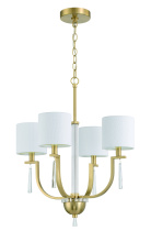Craftmade 58224-SB - 4 Light Chandelier