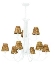 Craftmade 58329-MWW - 9 Light Chandelier