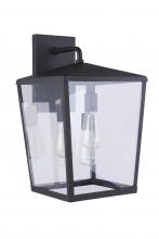 Craftmade ZA4634-MN - Olsen 3 Light Large Outdoor Wall Lantern in Midnight