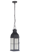 Craftmade ZA1811-MN-LED - Vincent 1 Light Medium LED Outdoor Pendant in Midnight