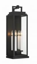 Crystorama ASP-8914-MK - Aspen 4 Light Matte Black Outdoor Sconce