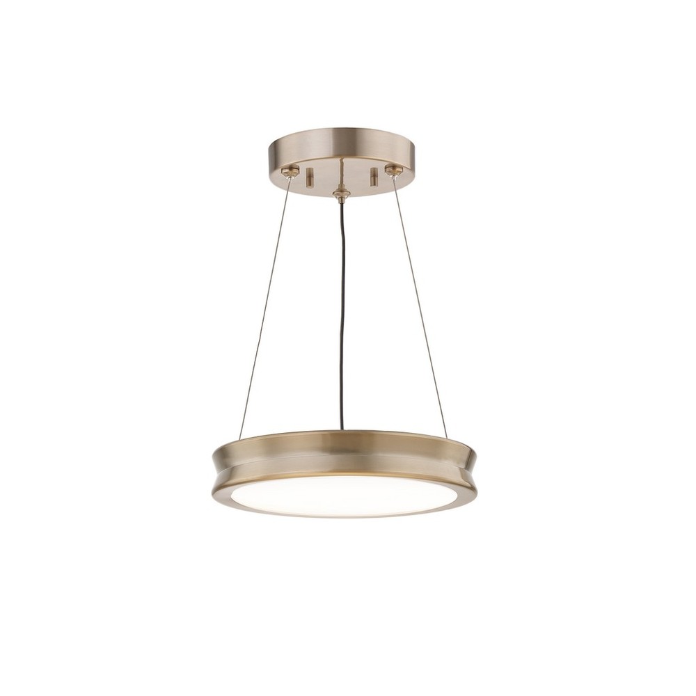 Bevel 8.5&#34; LED Pendant