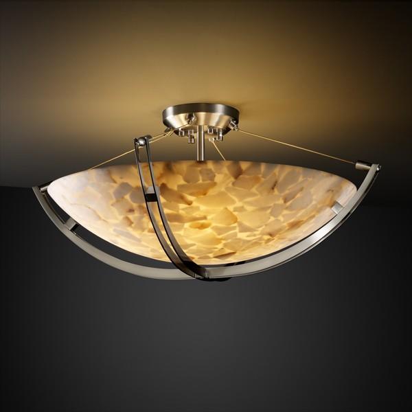 24&#34; Semi-Flush Bowl w/ Crossbar